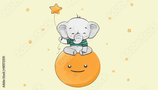 Fototapeta easter bunny with egg