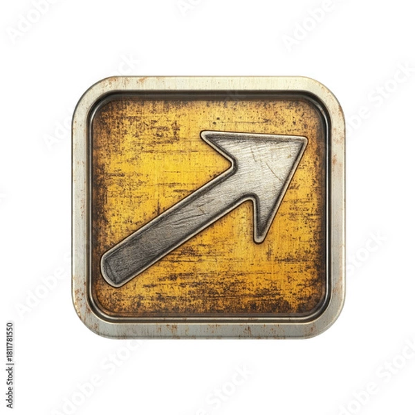 Obraz Grunge arrow sign