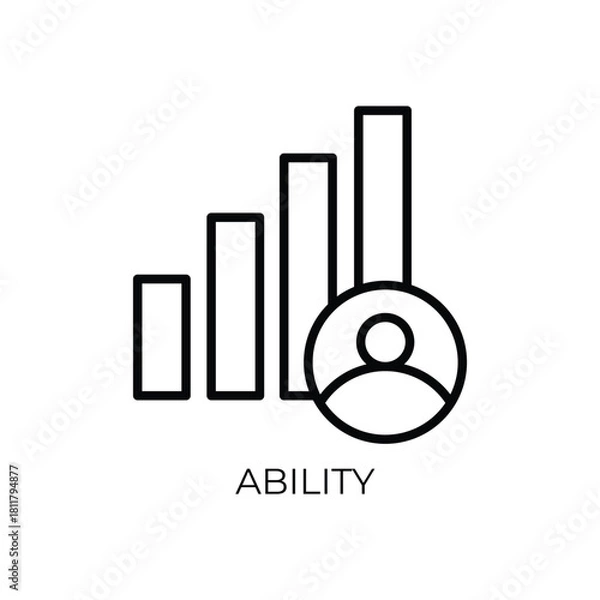 Obraz Dynamic abstract graphic design with vibrant color elements