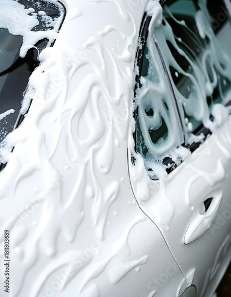 Obraz Splash on the car