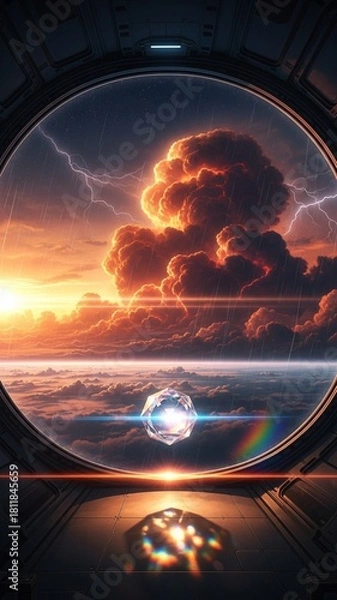 Fototapeta fractal realms abstraction