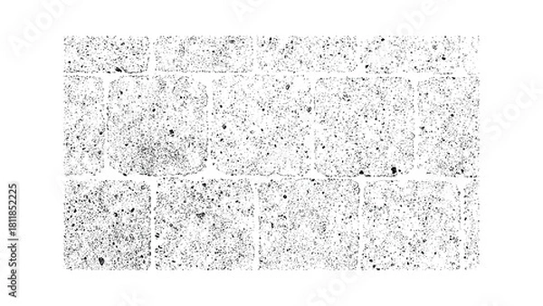 Obraz Grid black and white vector background texture. Modern abstract perspective geometric shapes pattern lines