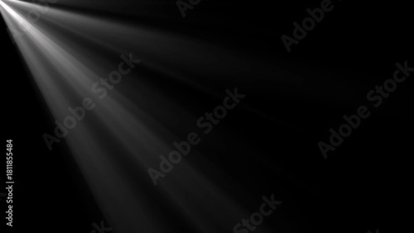 Obraz Abstract 3d render sunrays. Computer generated 3d render