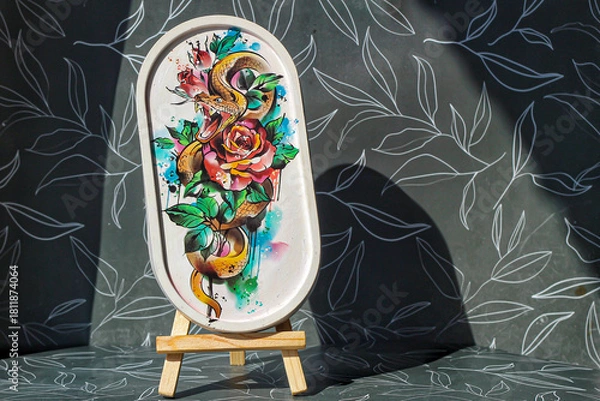 Fototapeta plaster figurine