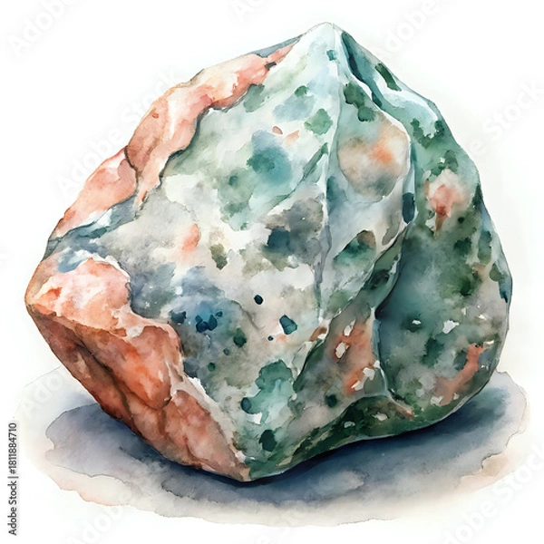 Obraz granite ,watercolor background