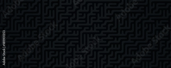 Obraz Elegant dark abstract maze background. Labyrinth background