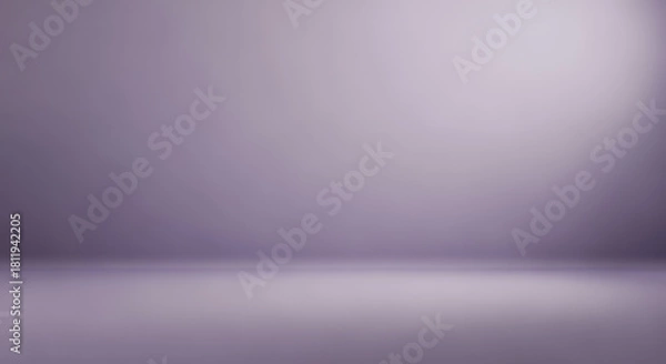 Obraz Soft lavender purple gradient studio background with elegant light effects