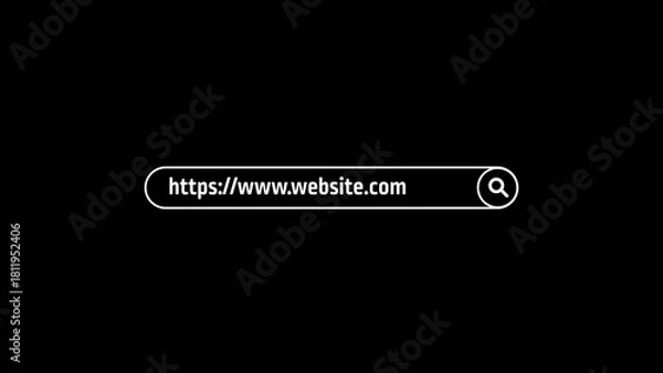 Obraz Typography Social Website 5