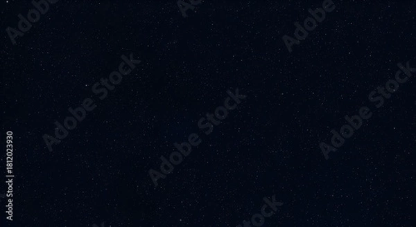 Obraz A tranquil canvas of twinkling celestial bodies