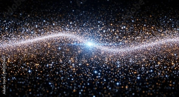 Obraz Cosmic river of stars in space