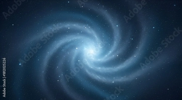 Obraz Cosmic whirlpool of stardust in deep space