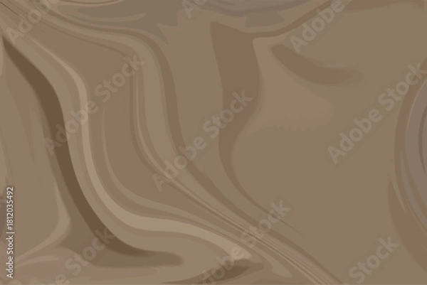 Obraz Natural brown wave pattern. Liquid background. Vector.
