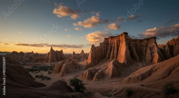 Obraz Desert Landscape at Sunset