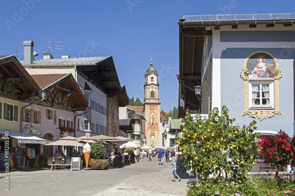 Obraz Mittenwald - Flaniermeile im Zentrum