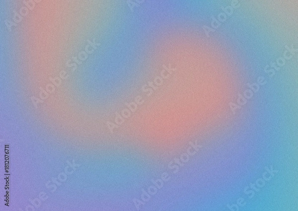 Fototapeta Grain blurry abstract iridescent holographic foil background