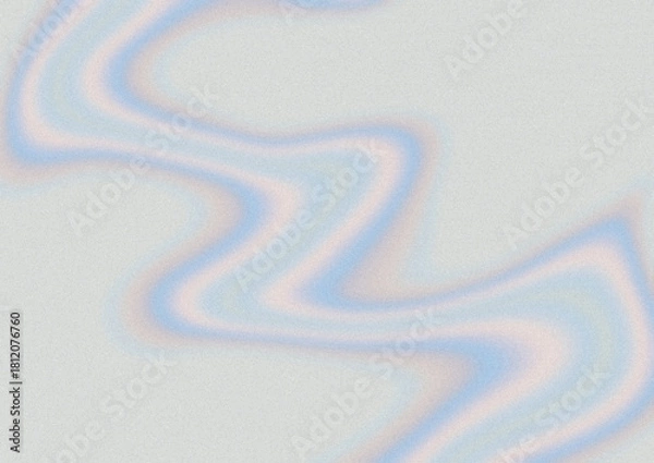 Fototapeta Grain blurry abstract iridescent holographic foil background