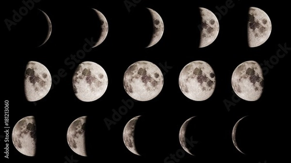 Fototapeta Moon phases