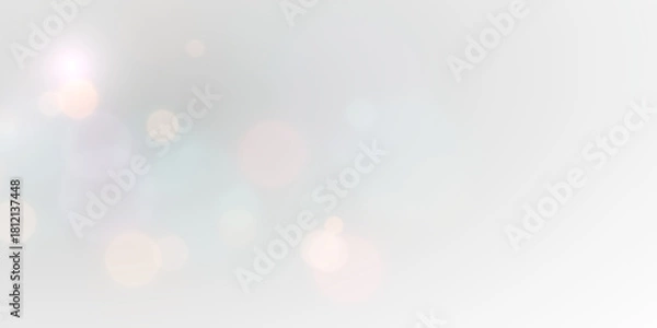 Fototapeta Fantasy holiday golden glow effect with glittering particles and soft shining festive light.