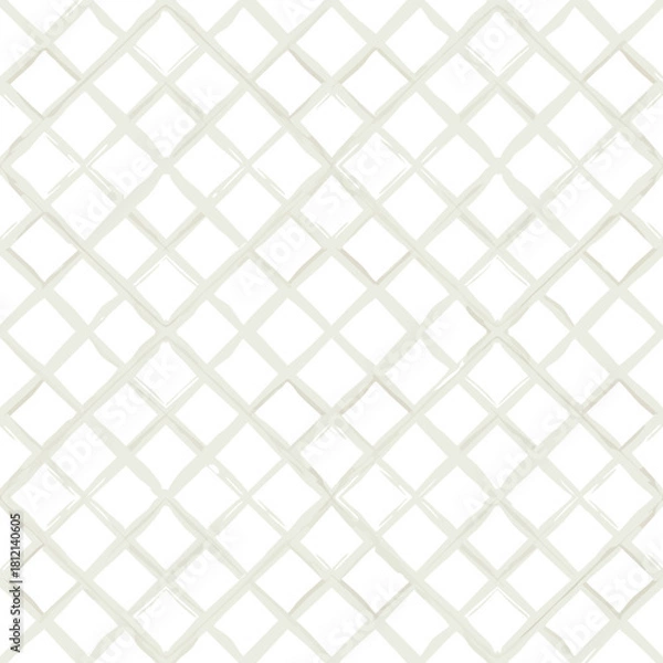 Obraz Soft white diamond lattice textured repeating pattern.
