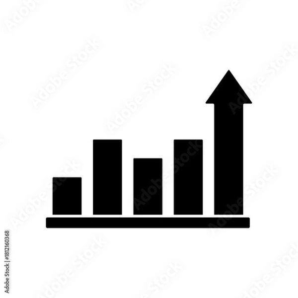 Fototapeta growth icon outline editable stroke line drawing eps.