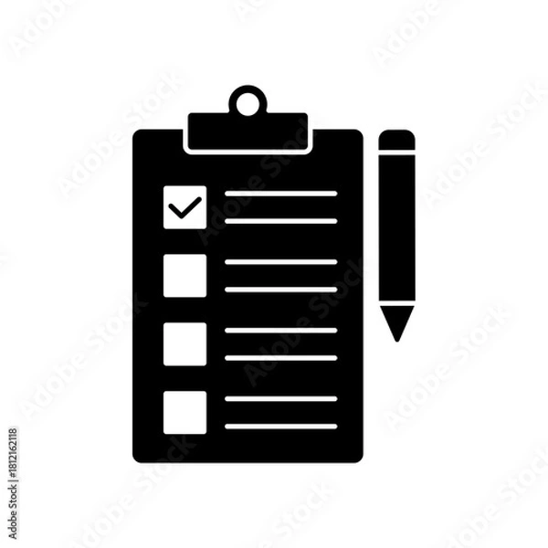 Fototapeta survey icon outline editable stroke line drawing eps.