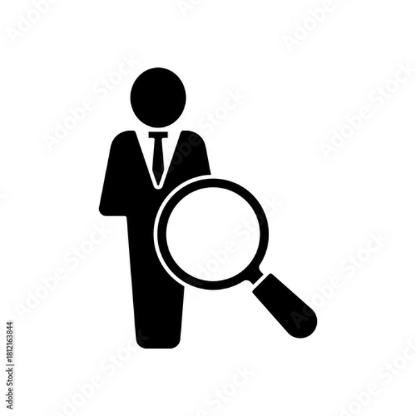 Fototapeta employee icon outline editable stroke line drawing eps.