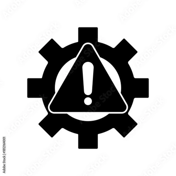 Fototapeta work risk icon outline editable stroke line drawing eps.