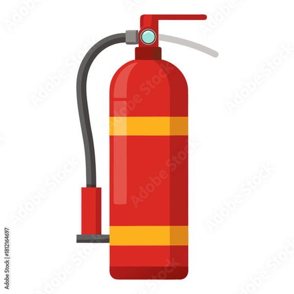 Obraz fire extinguisher vector illustration