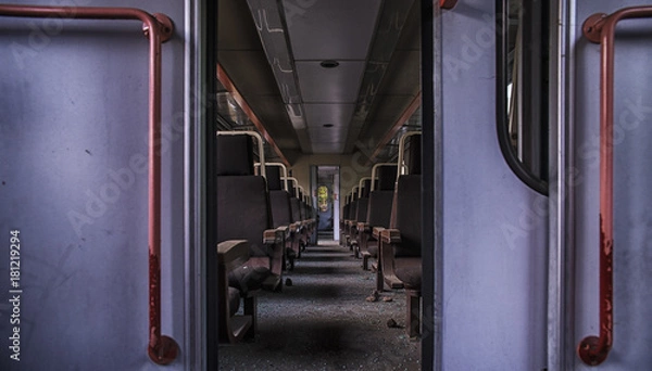 Obraz Treno abbandonato.