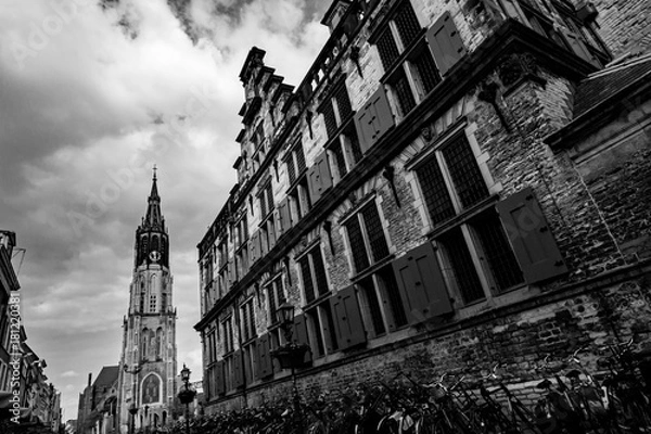 Fototapeta Netherlands Architecture buildings skyline