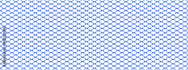 Obraz Simple blue grill mesh pattern vector background