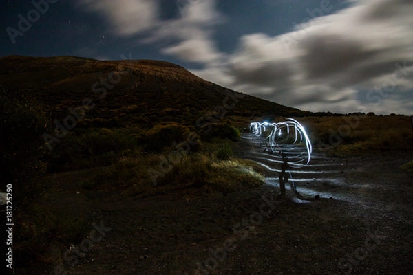Obraz light painting
