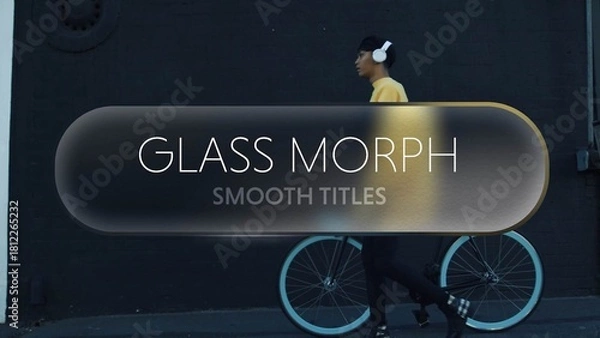 Obraz Glassmorph Title