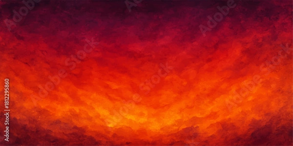 Fototapeta Abstract mosaic background with warm tones of red orange and purple