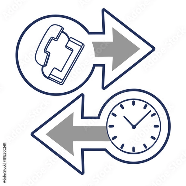 Fototapeta half duplex communication mode