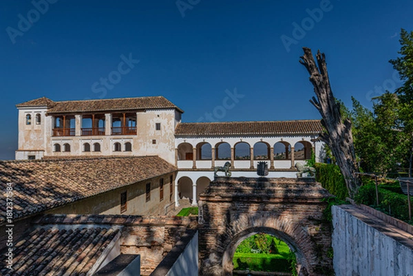 Obraz Gardens of the Alhambra. Granada. Andalucia. Spain.