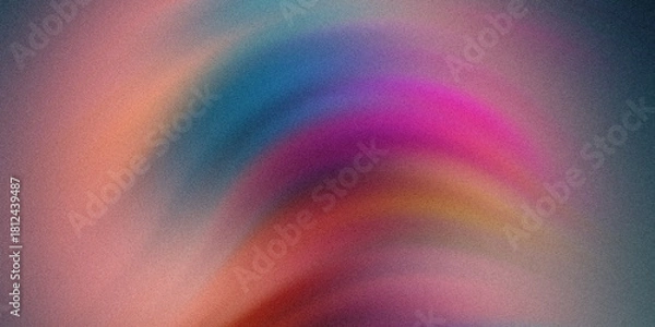 Fototapeta Abstract textured background with vibrant swirling colors and a painterly feel