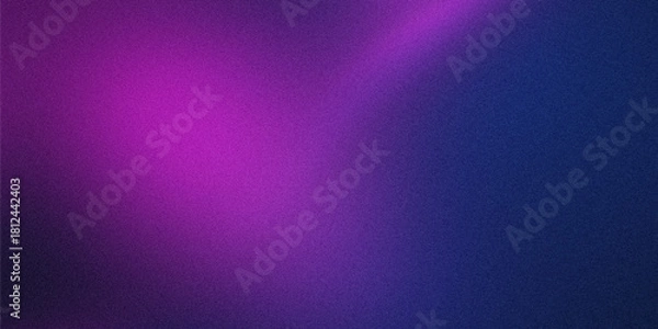 Fototapeta Abstract textured background with vibrant purple and deep blue gradient noise texture banner header cover poster backdrop design