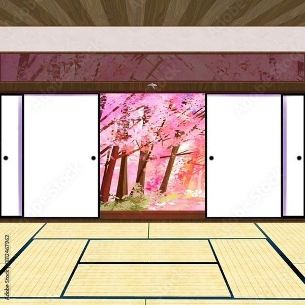 Obraz 春の和室