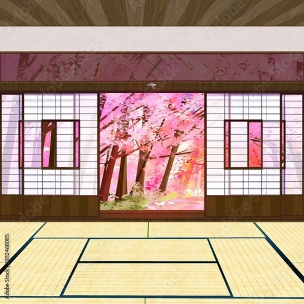 Obraz 春の和室