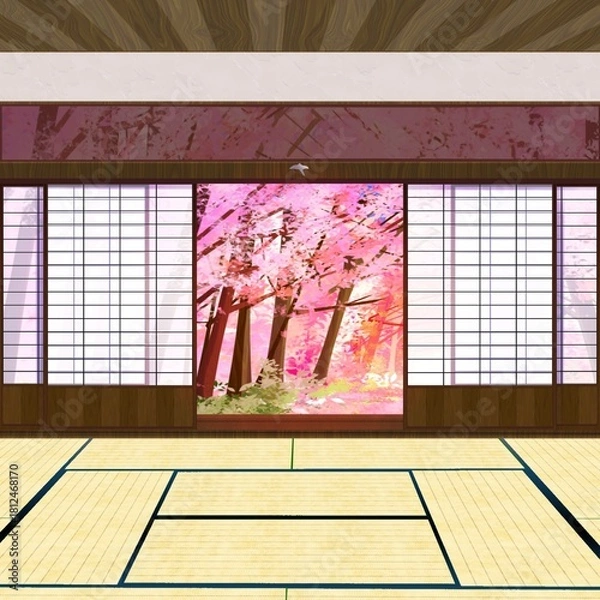 Obraz 春の和室
