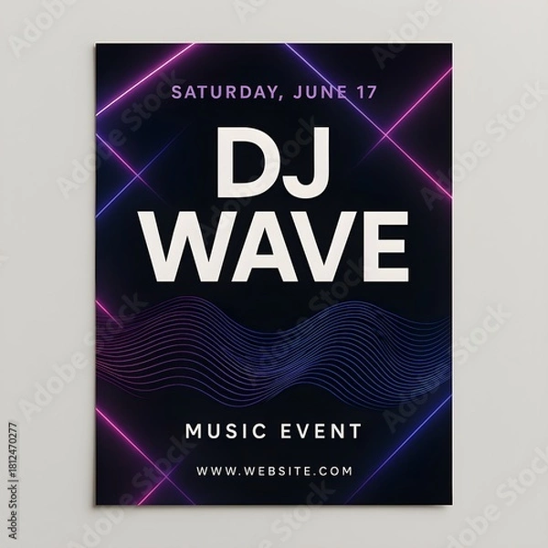 Obraz Music Event mockup