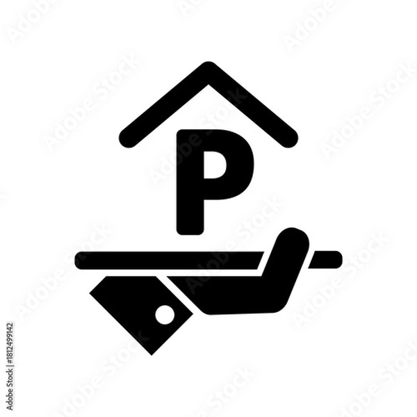 Obraz Hotel icon. Parking.