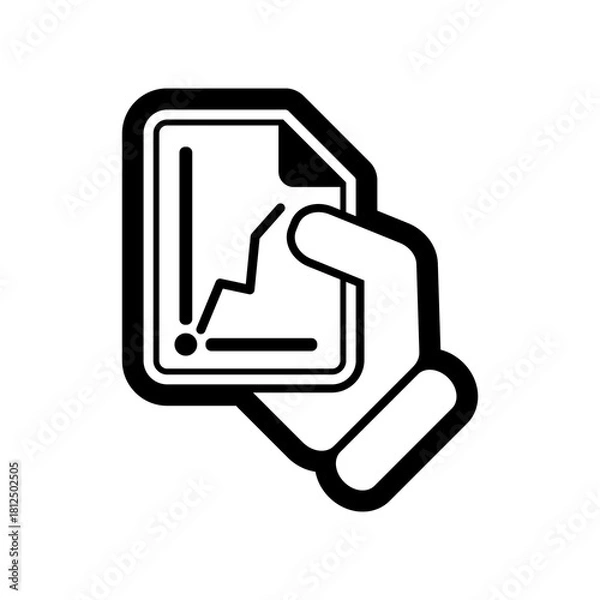 Obraz Infographic document concept