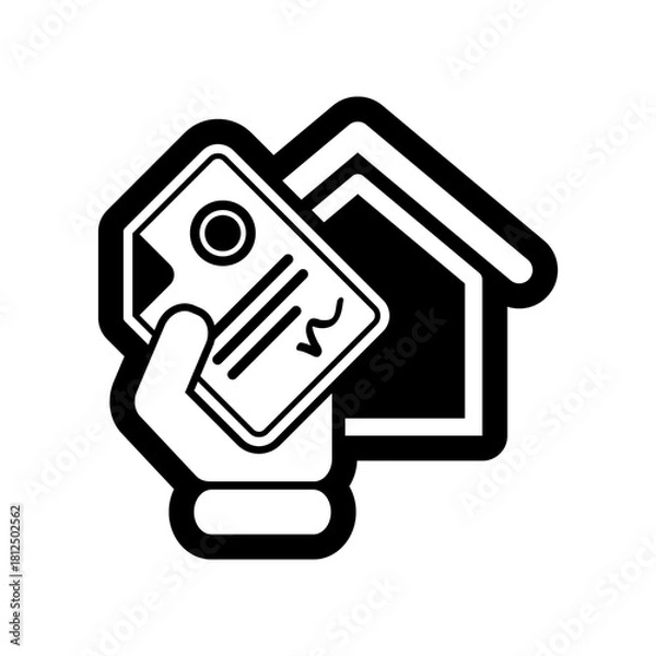 Obraz Home document icon