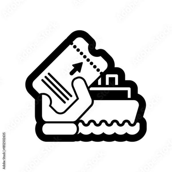 Obraz Boat ticket