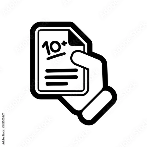 Obraz Document with maximum results