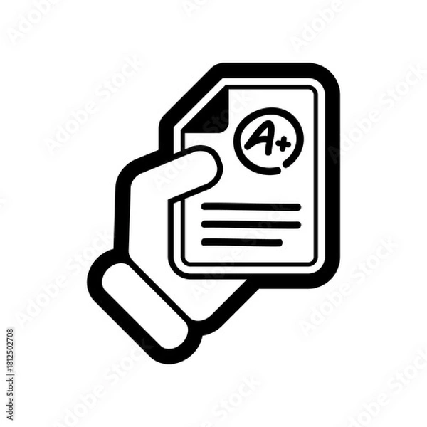 Obraz Document with excellent results