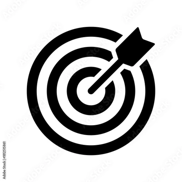 Obraz Winning strategy - Minimal vector icon