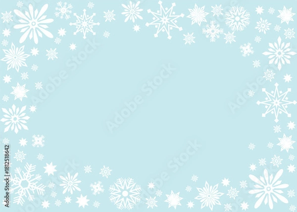 Obraz Snowflake Background